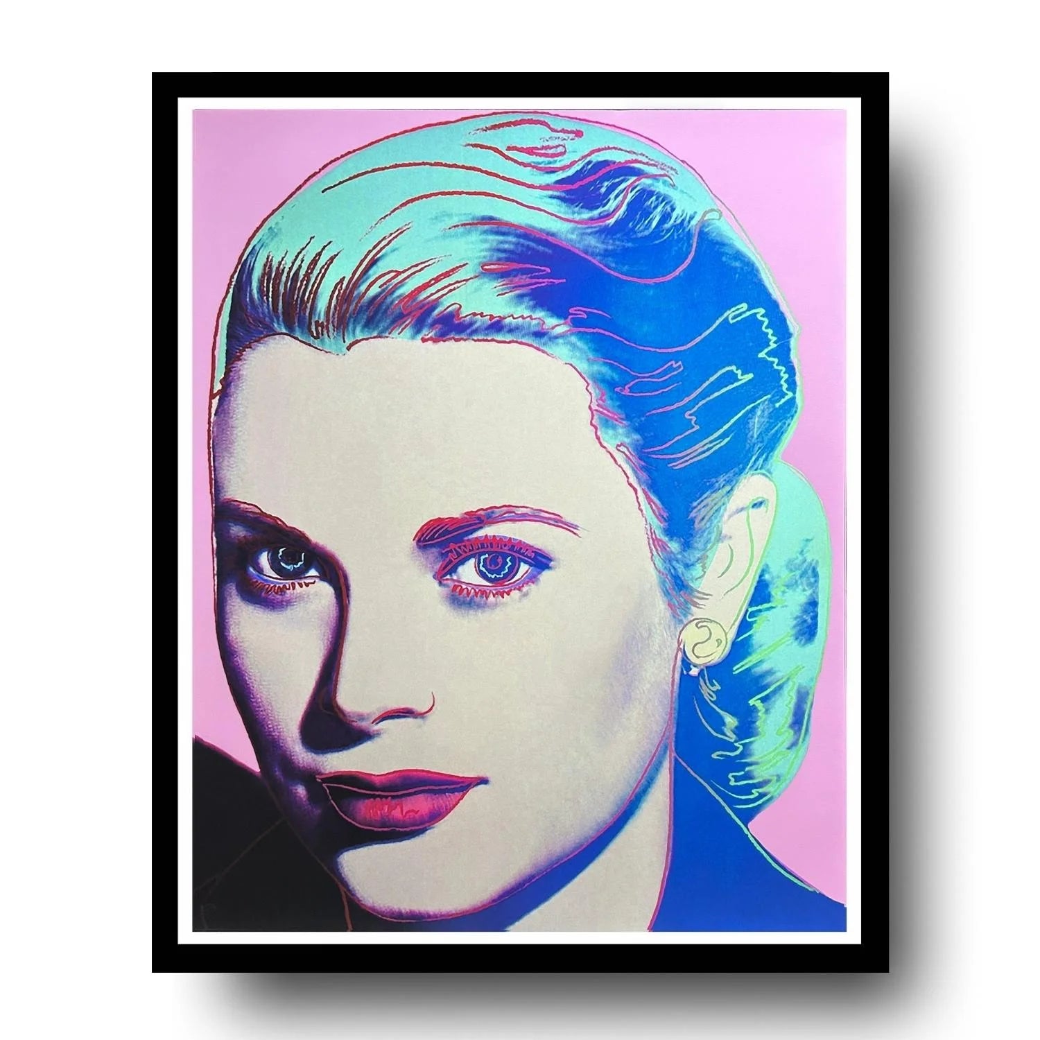 Andy Warhol Portrait of Grace Kelly.